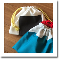 おにぎり巾着と富士山巾着