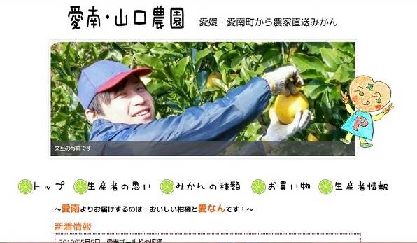 愛南山口農園サイト